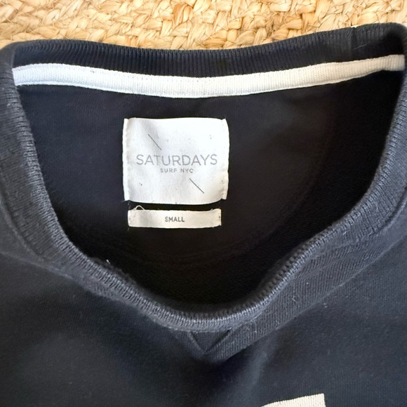 Saturdays New York City Black USA Women's Sweater - Picture 3 of 3